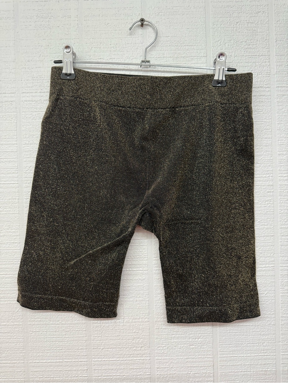 Free People Kids Metallic Gold Bike Shorts